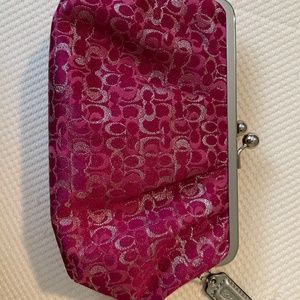 Coach coin purse/clutch